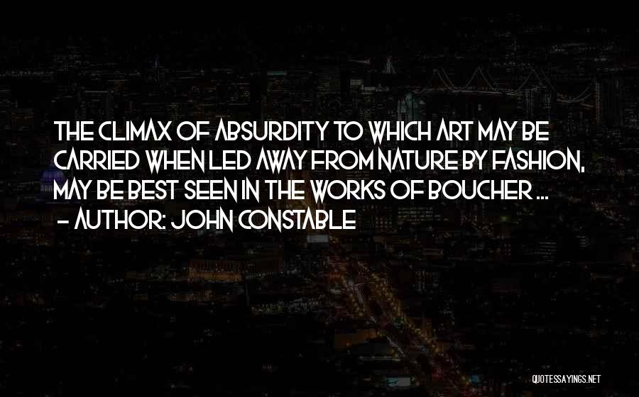 Best Fashion Quotes By John Constable
