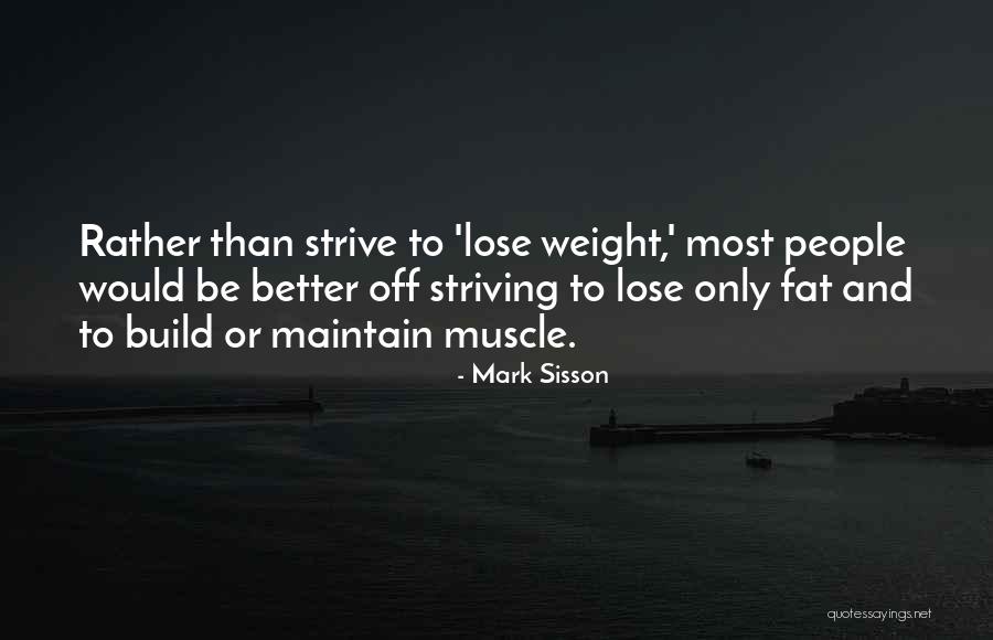 Best Fat Loss Quotes By Mark Sisson