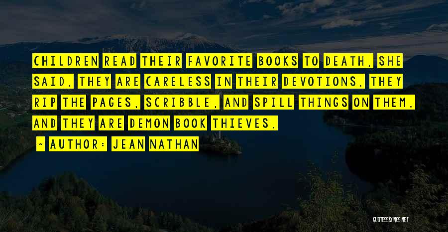 Best Favorite Book Quotes By Jean Nathan