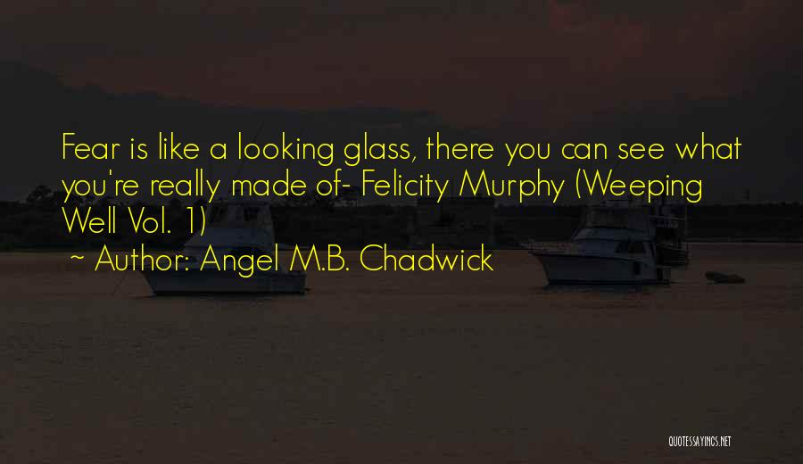 Best Felicity Quotes By Angel M.B. Chadwick