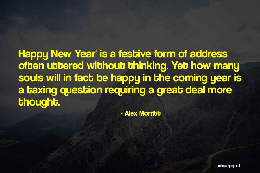 Best Festive Quotes By Alex Morritt