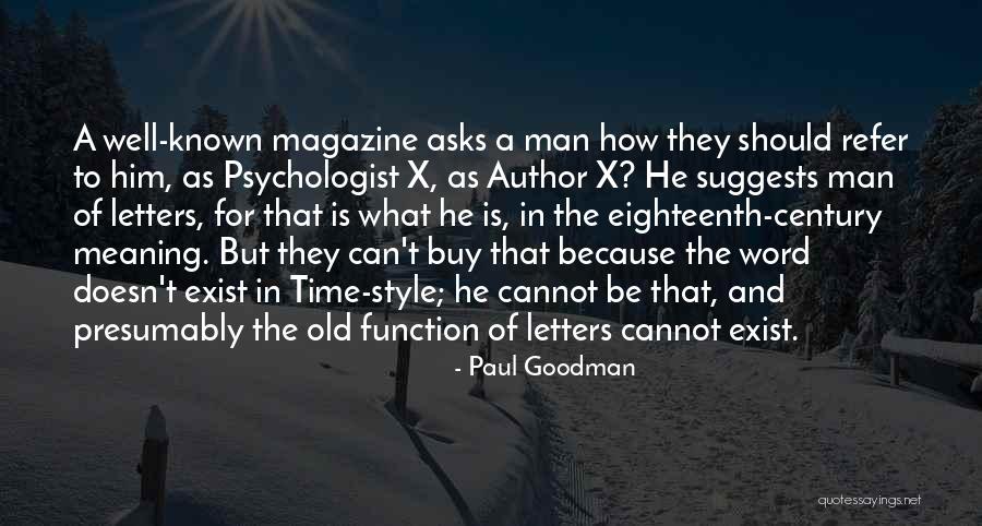 Best Few Word Quotes By Paul Goodman Best Few Word Quotes By Paul Goodman