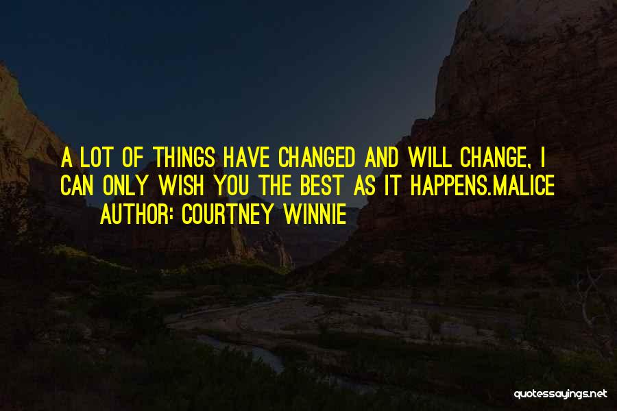 Best Fiction Quotes By Courtney Winnie