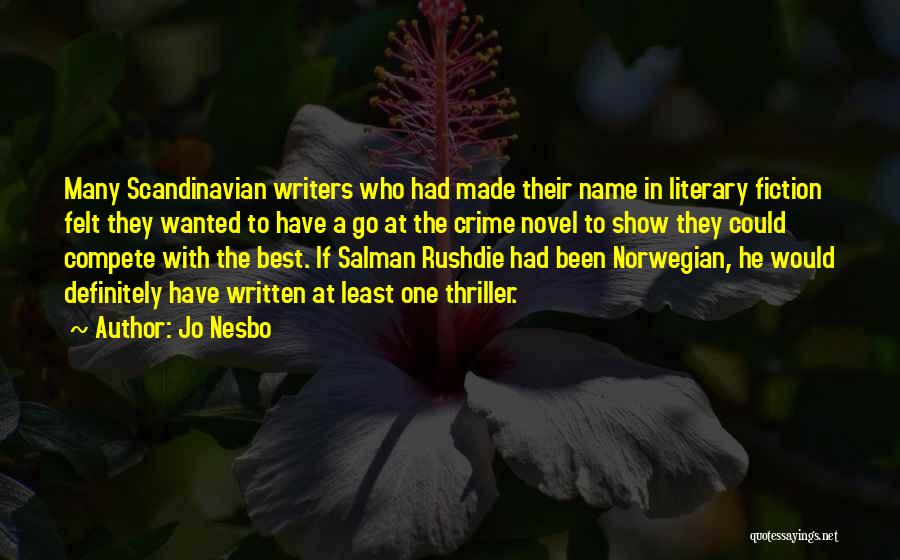 Best Fiction Quotes By Jo Nesbo