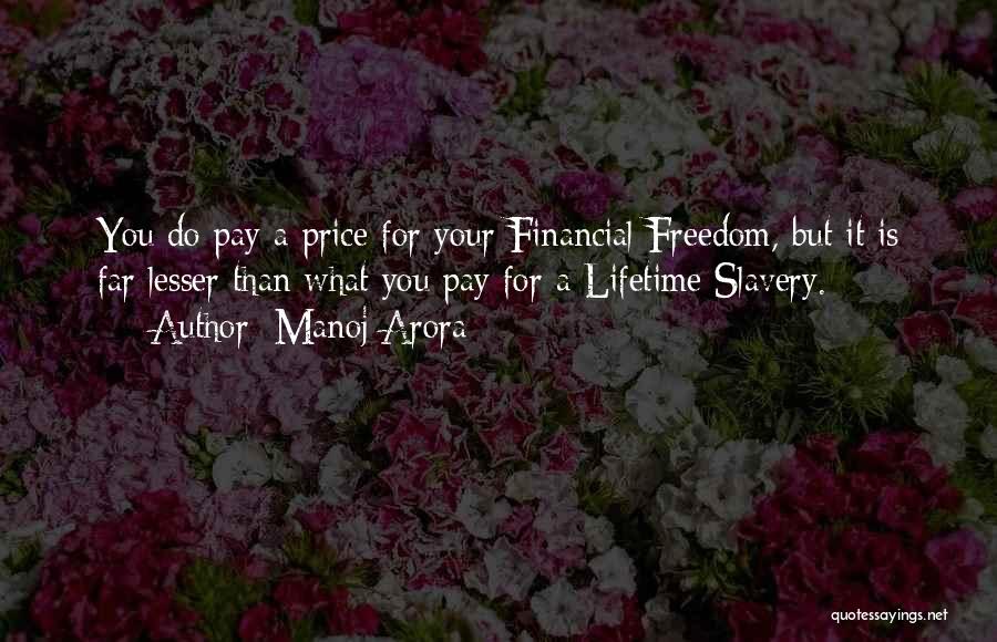 Best Financial Planning Quotes By Manoj Arora