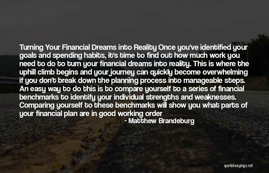 Best Financial Planning Quotes By Matthew Brandeburg