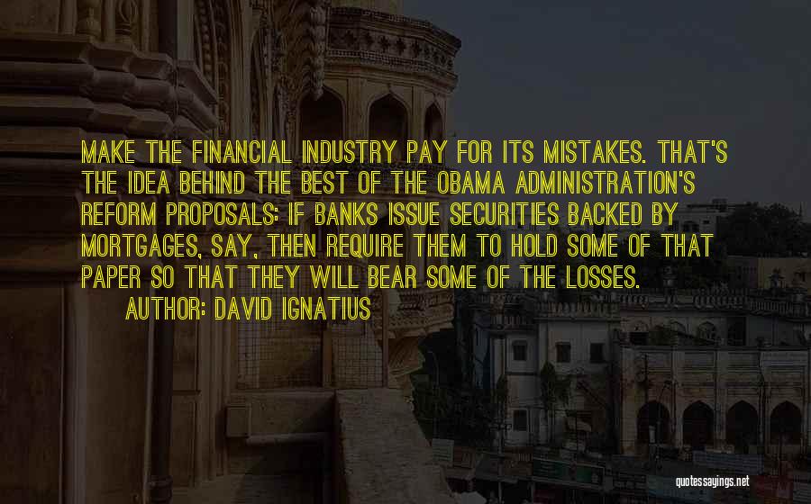 Best Financial Quotes By David Ignatius