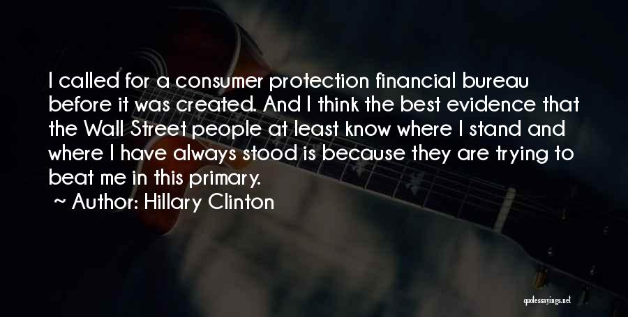 Best Financial Quotes By Hillary Clinton