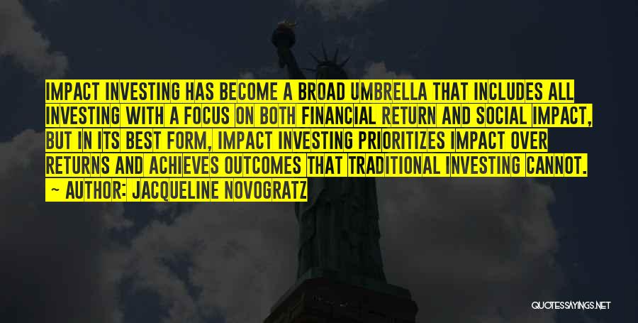 Best Financial Quotes By Jacqueline Novogratz