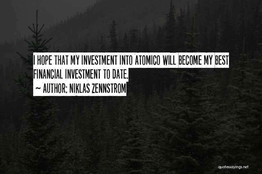 Best Financial Quotes By Niklas Zennstrom