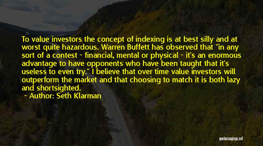 Best Financial Quotes By Seth Klarman