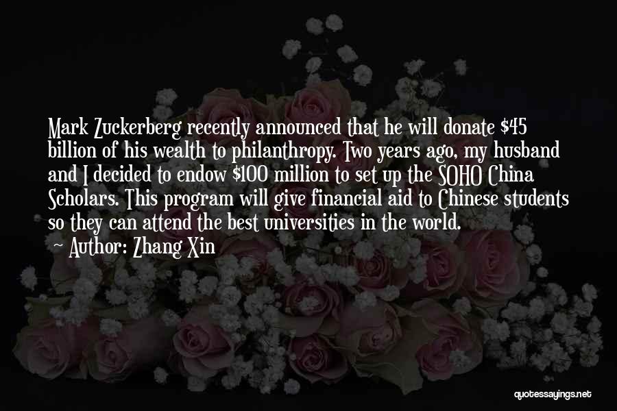 Best Financial Quotes By Zhang Xin