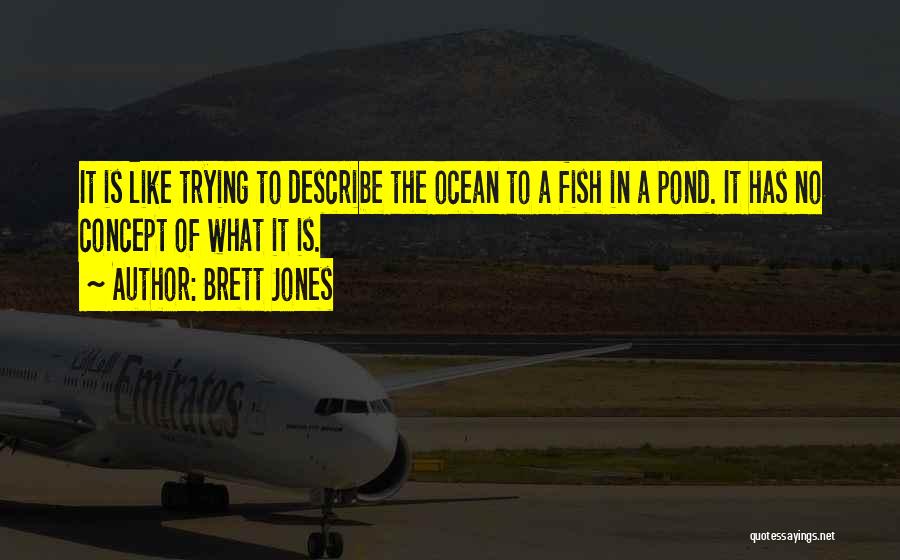 Best Fish Pond Quotes By Brett Jones