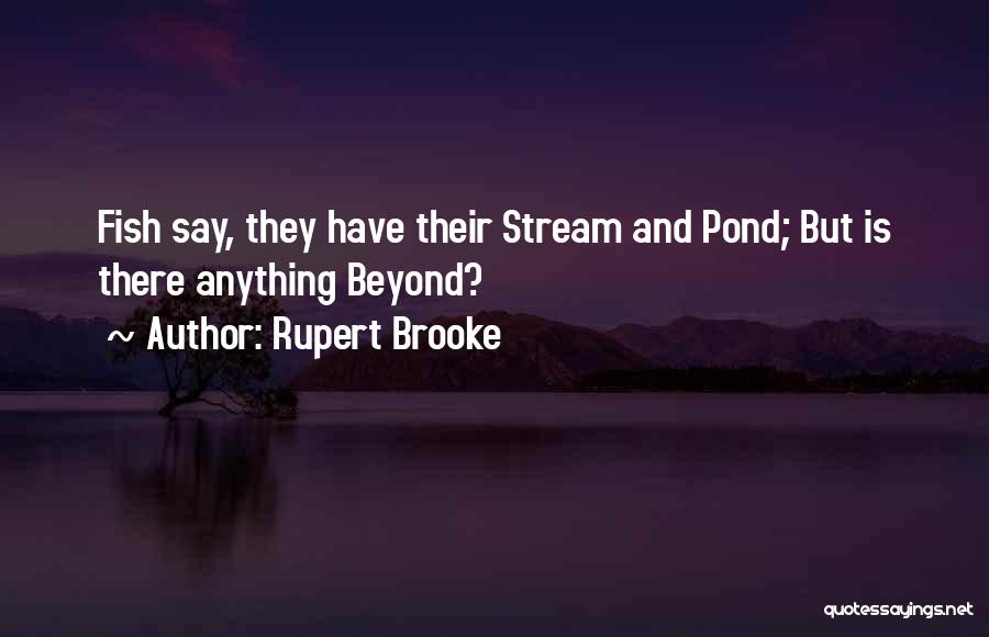 Best Fish Pond Quotes By Rupert Brooke