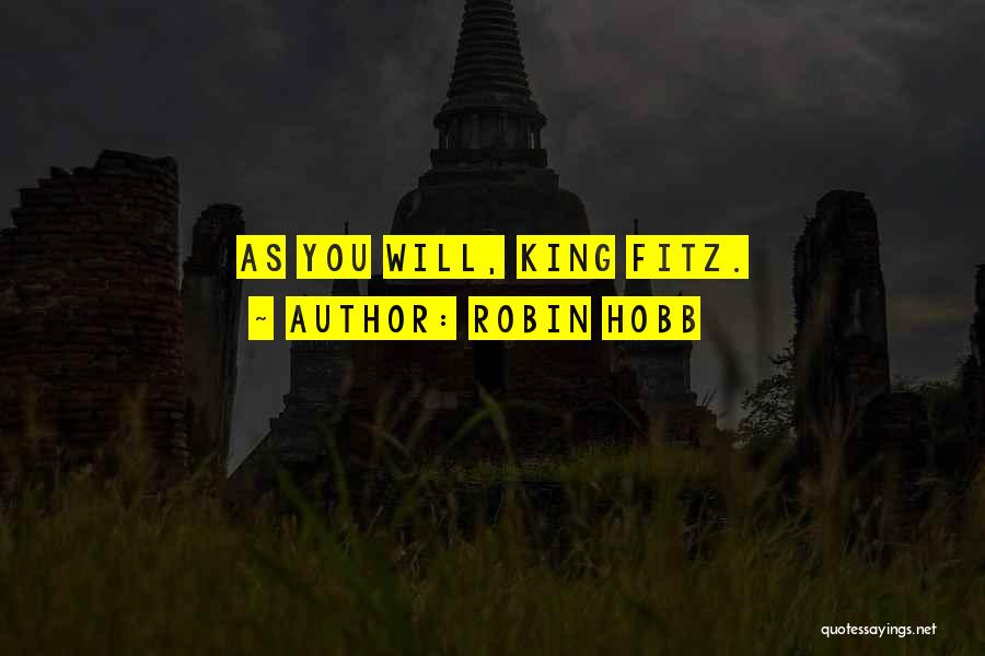 Best Fitz Quotes By Robin Hobb