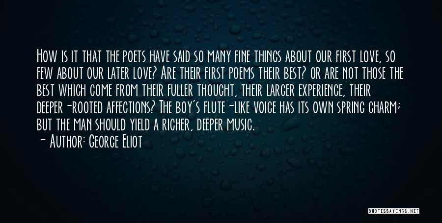 Best Flute Quotes By George Eliot