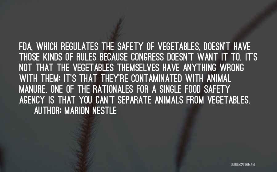 Best Food Safety Quotes By Marion Nestle