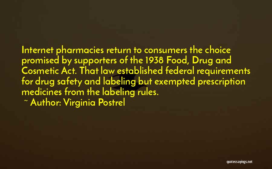 Best Food Safety Quotes By Virginia Postrel