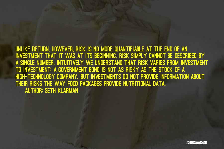 Best Food Technology Quotes By Seth Klarman