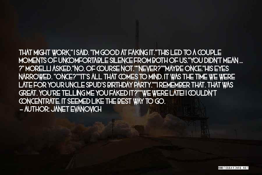 Best For Both Of Us Quotes By Janet Evanovich