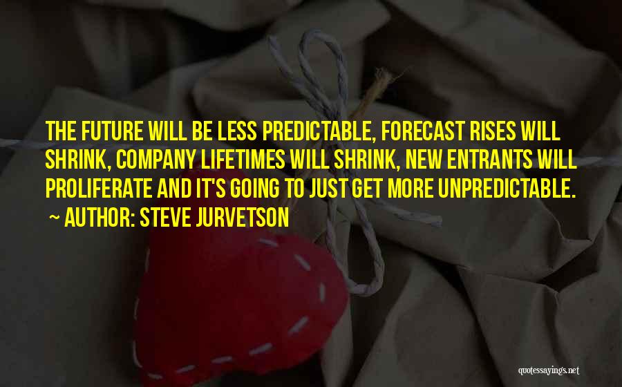 Best Forecast Quotes By Steve Jurvetson