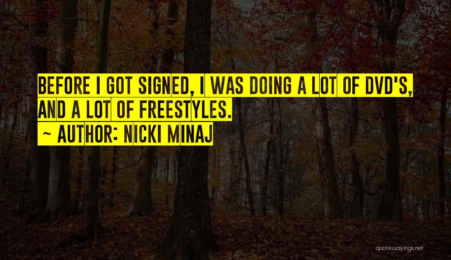 Best Freestyle Quotes By Nicki Minaj
