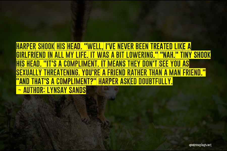 Best Friend And Girlfriend Quotes By Lynsay Sands
