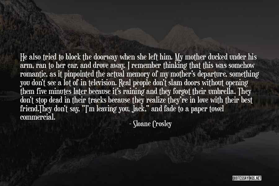 Best Friend And Love Quotes By Sloane Crosley