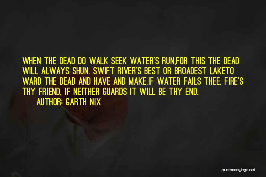 Best Friend Death Quotes By Garth Nix