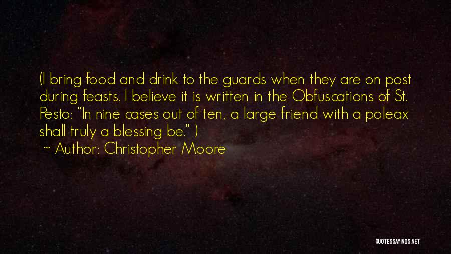 Best Friend Food Quotes By Christopher Moore