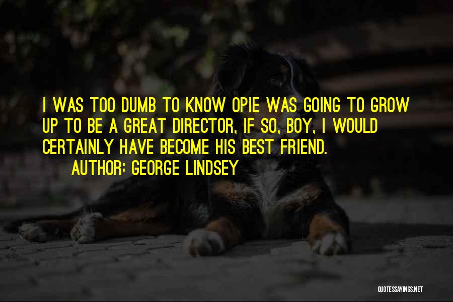 Best Friend For Boy Quotes By George Lindsey