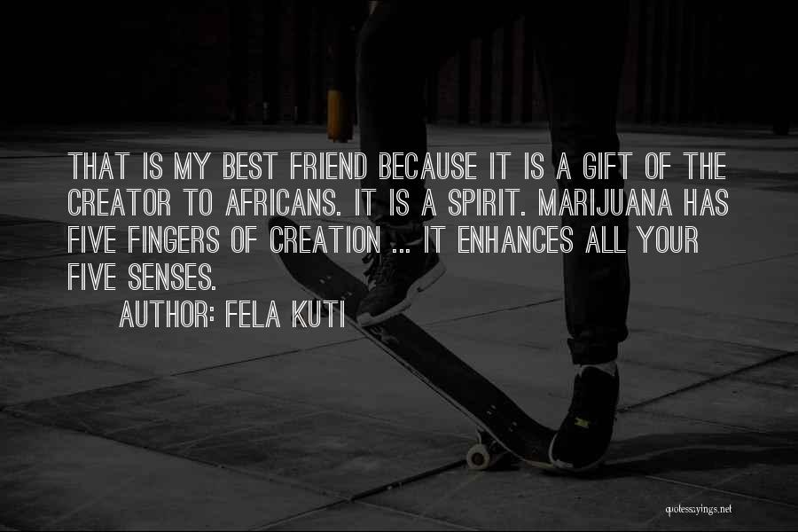 Best Friend Gift Quotes By Fela Kuti