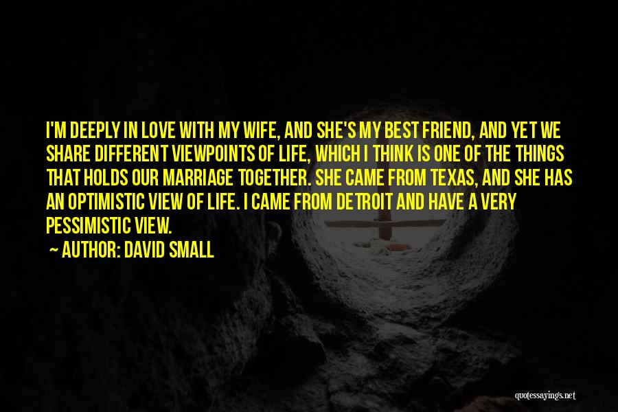 Best Friend My Life Quotes By David Small