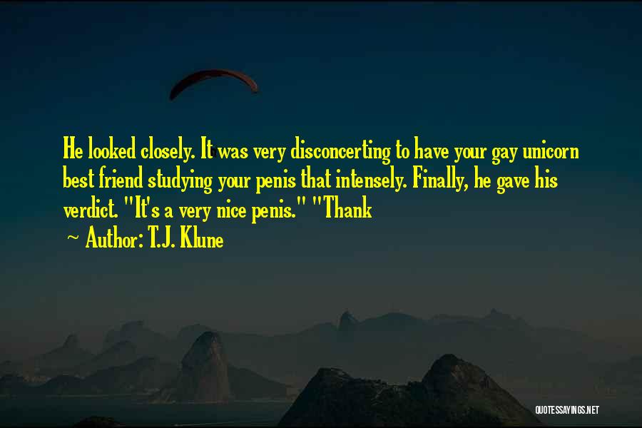 Best Friend Thank You Quotes By T.J. Klune