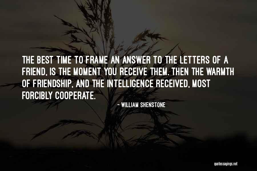Best Friend Time Quotes By William Shenstone Best Friend Time Quotes By William Shenstone
