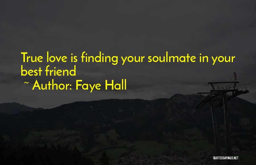 Best Friends And Soulmates Quotes By Faye Hall
