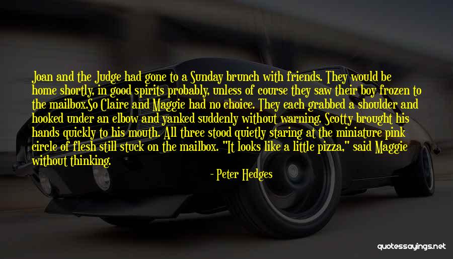 Best Friends Boy Quotes By Peter Hedges