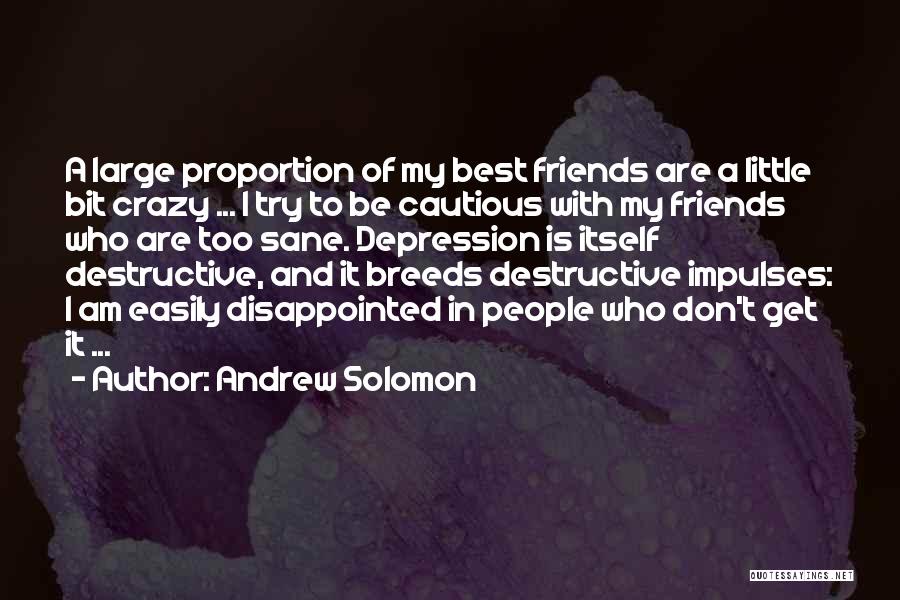 Best Friends Don't Quotes By Andrew Solomon