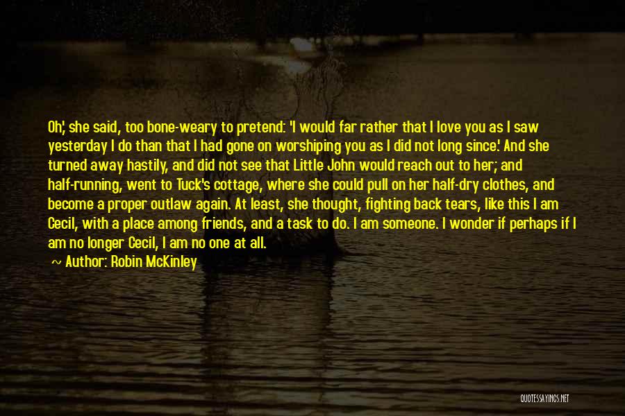 Best Friends Fighting Quotes By Robin McKinley