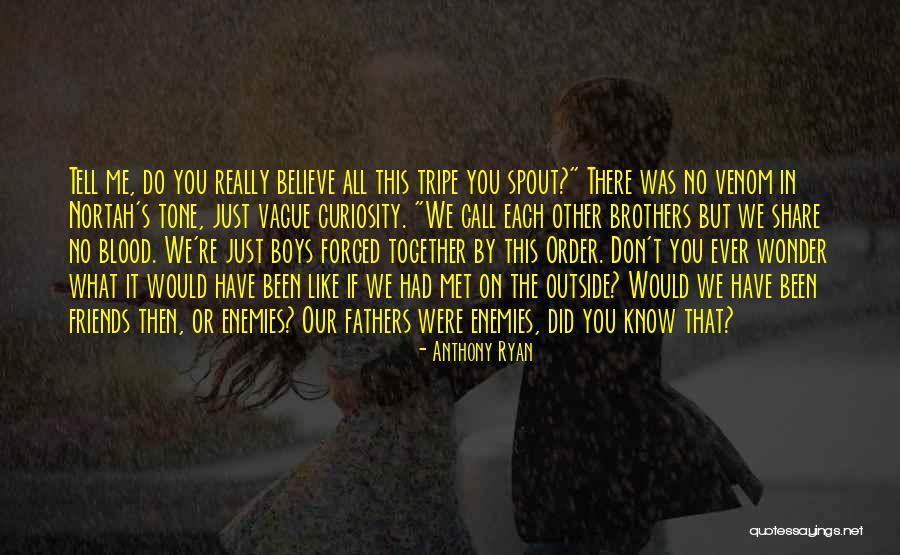 Best Friends Like Brothers Quotes By Anthony Ryan