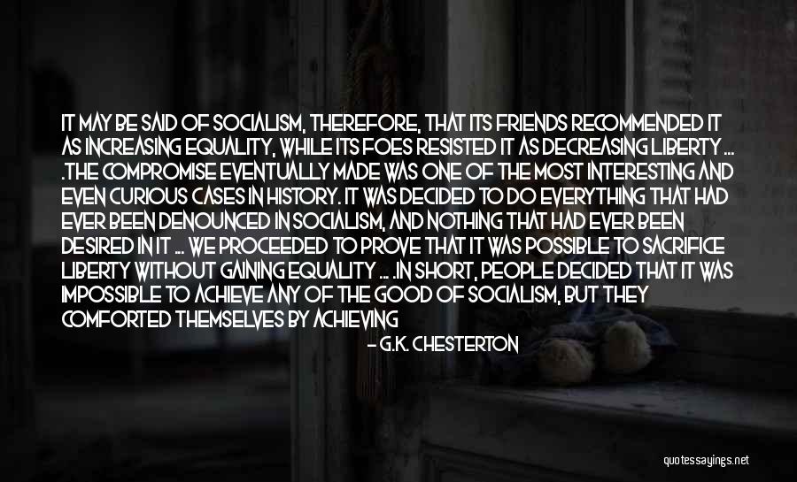 Best Friends Short Quotes By G.K. Chesterton