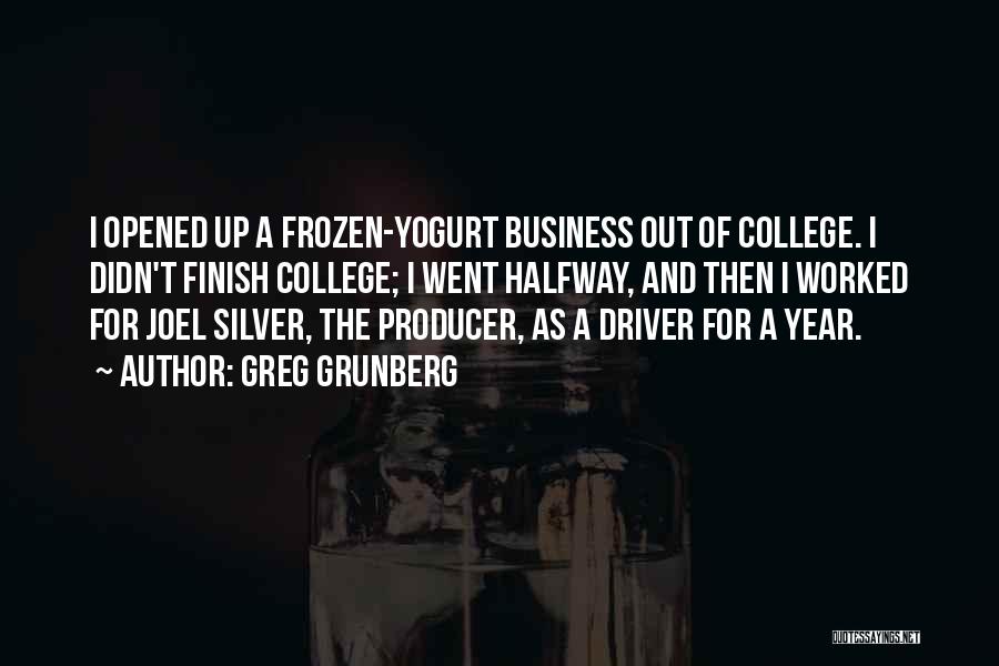 Best Frozen Yogurt Quotes By Greg Grunberg
