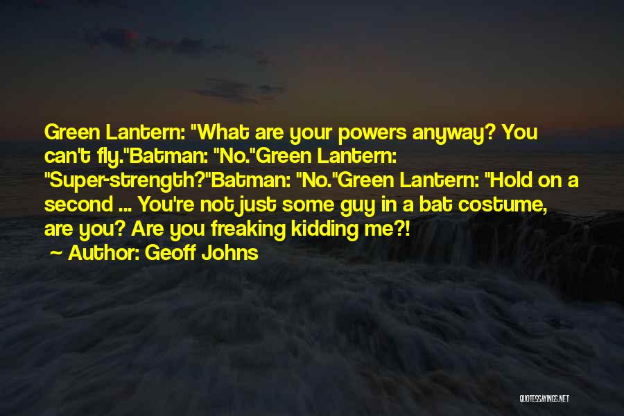 Best Funny Batman Quotes By Geoff Johns