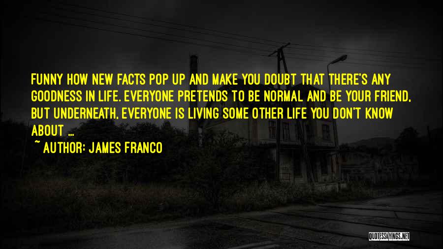 Best Funny Facts Quotes By James Franco