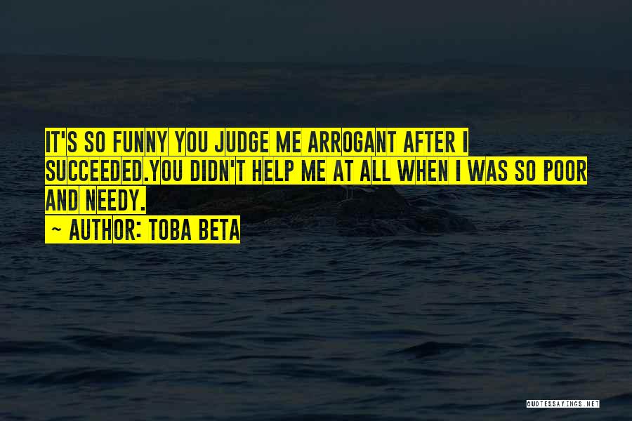 Best Funny Judge Quotes By Toba Beta