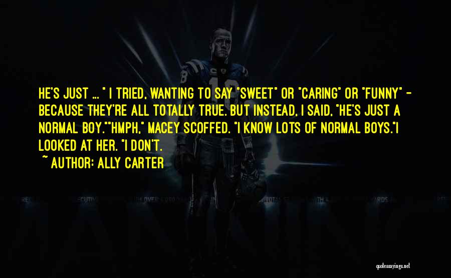 Best Funny True Quotes By Ally Carter