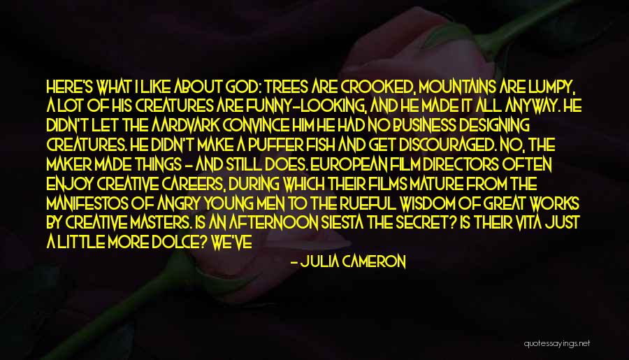 Best Funny Wisdom Quotes By Julia Cameron