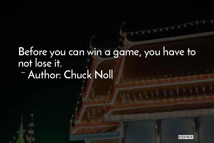 Best Game Over Quotes By Chuck Noll