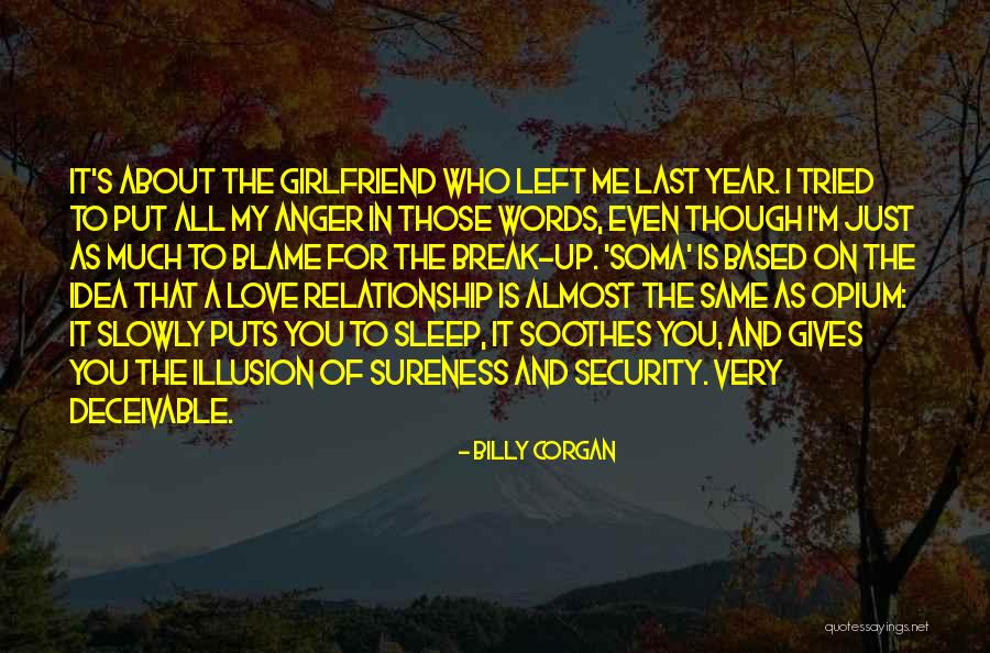 Best Girlfriend Love Quotes By Billy Corgan