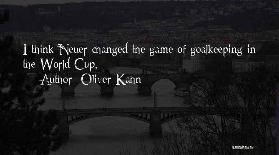 Best Goalkeeping Quotes By Oliver Kahn